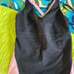 Prana Black and Pink Tank Top